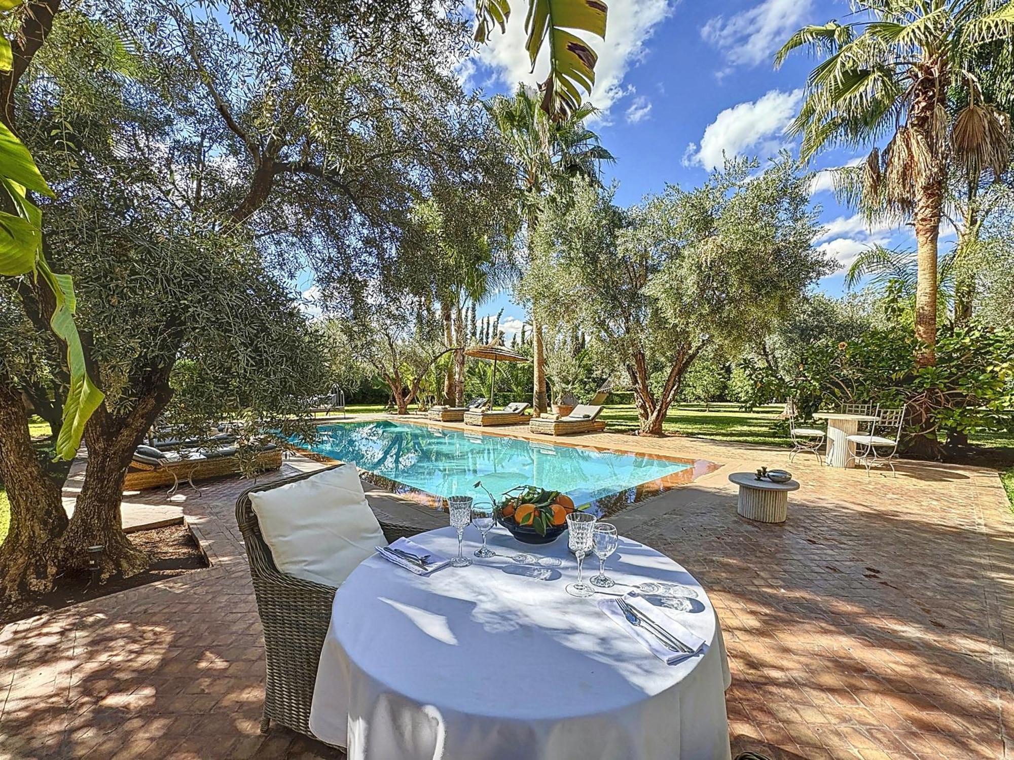 Villa Paschmina Piscine Chauffee Ourika Esterno foto