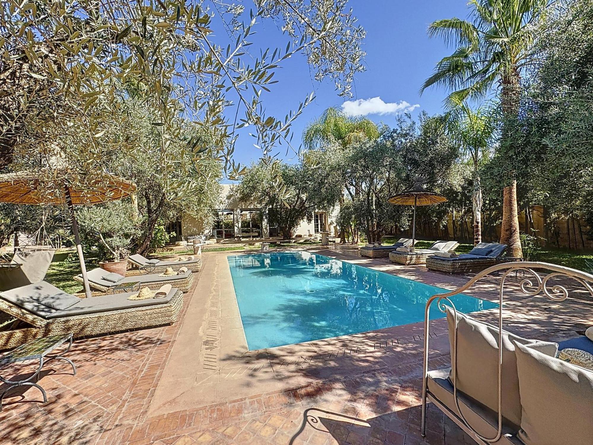Villa Paschmina Piscine Chauffee Ourika Esterno foto