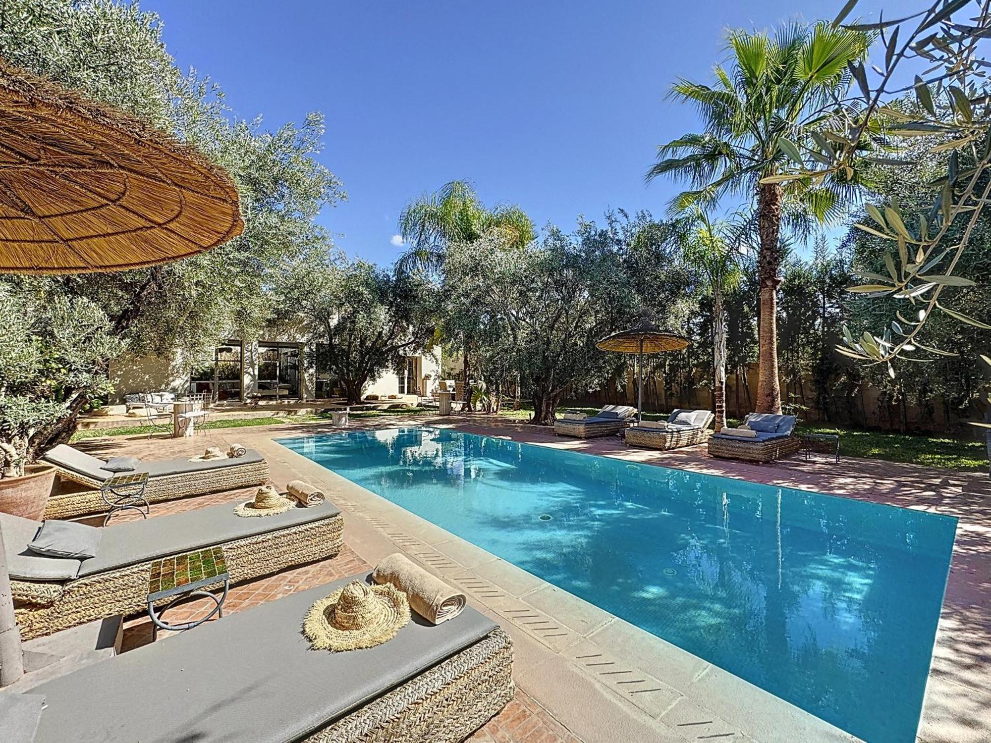 Villa Paschmina Piscine Chauffee Ourika Esterno foto