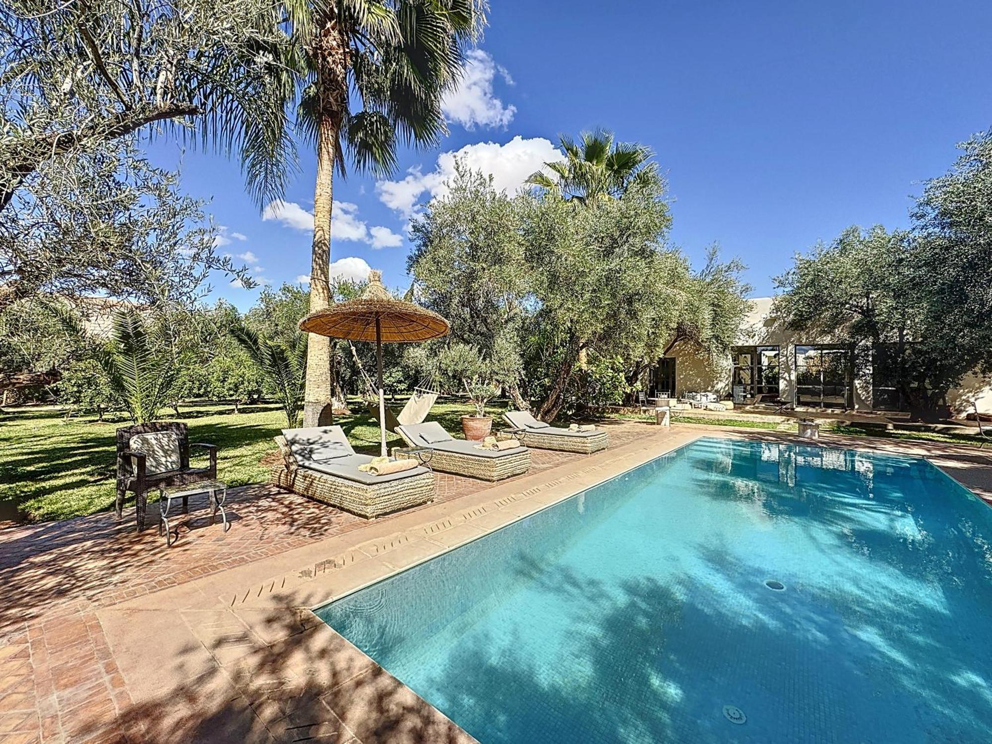Villa Paschmina Piscine Chauffee Ourika Esterno foto