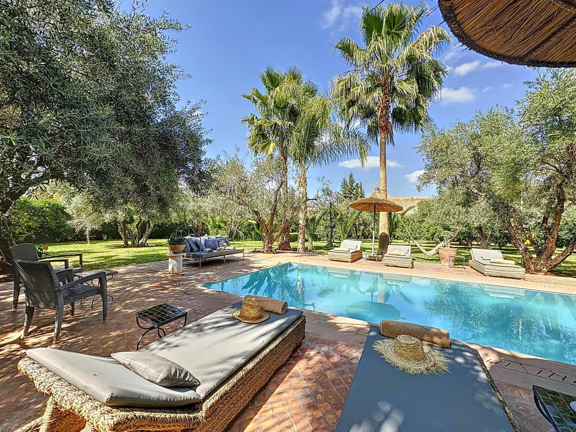 Villa Paschmina Piscine Chauffee Ourika Esterno foto