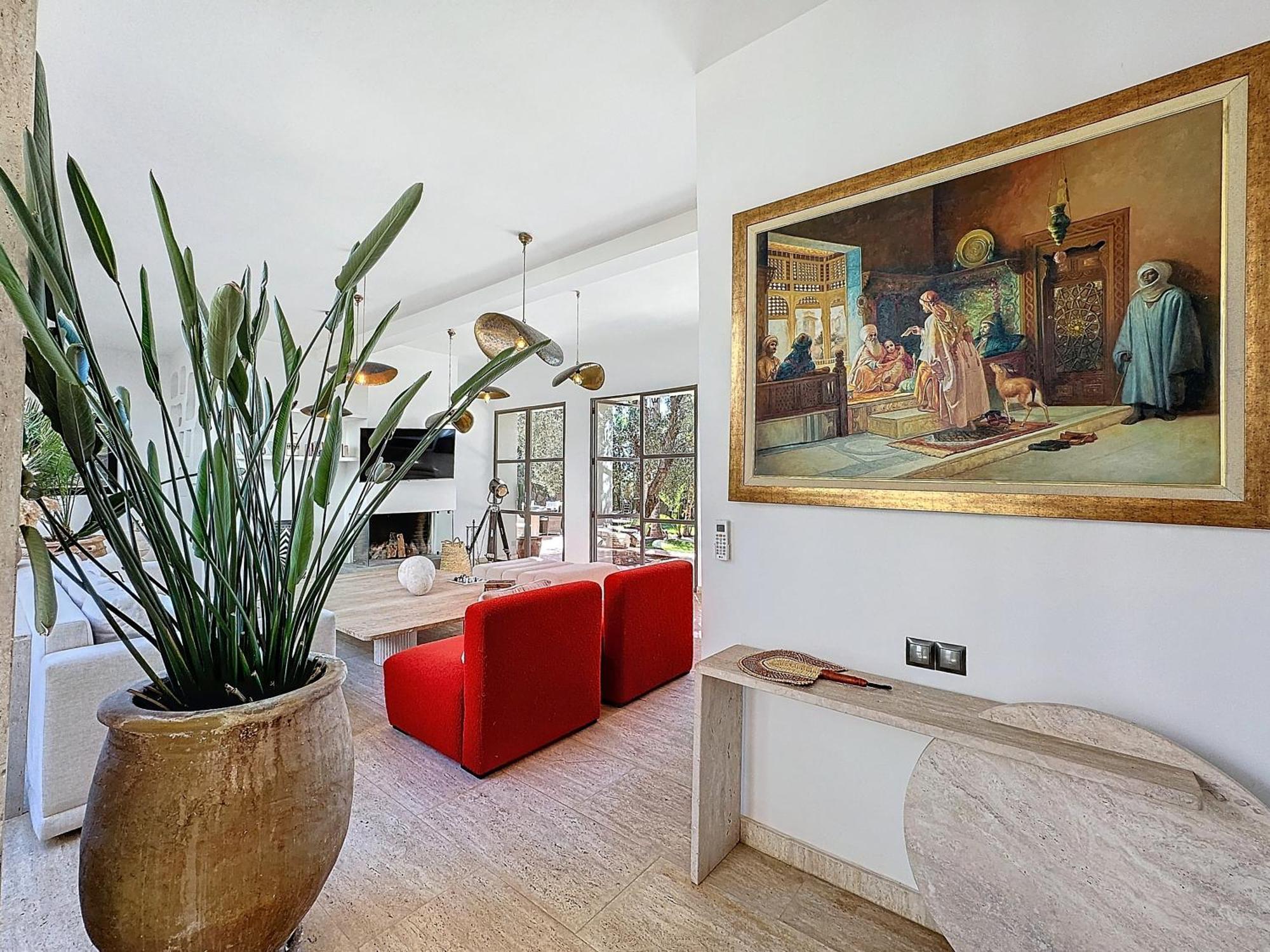 Villa Paschmina Piscine Chauffee Ourika Esterno foto
