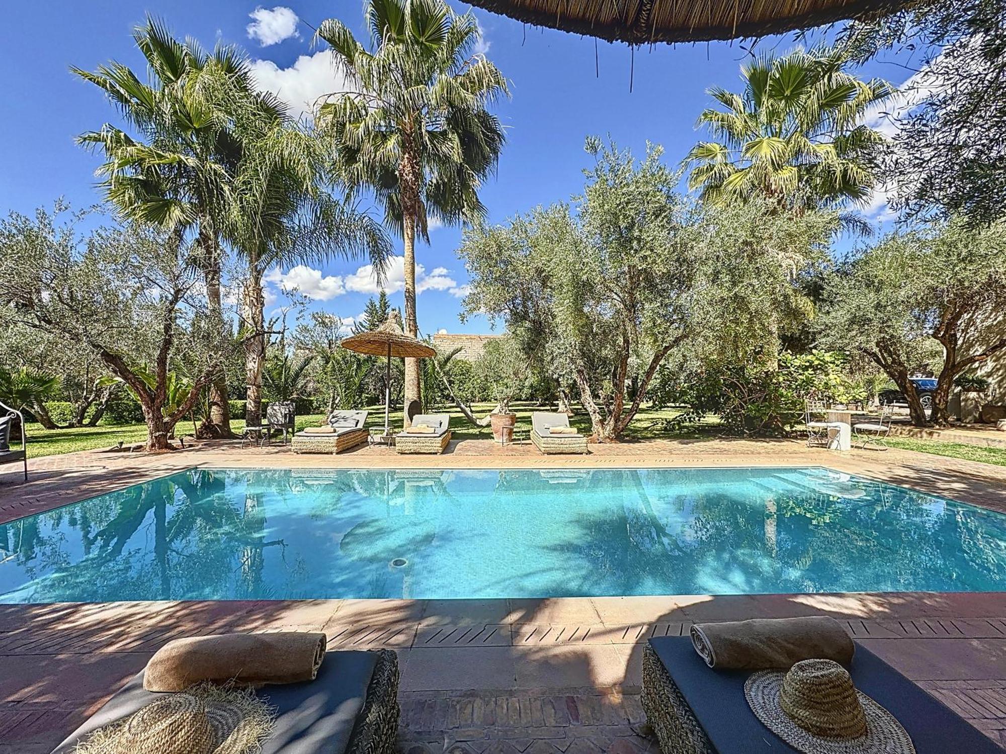 Villa Paschmina Piscine Chauffee Ourika Esterno foto