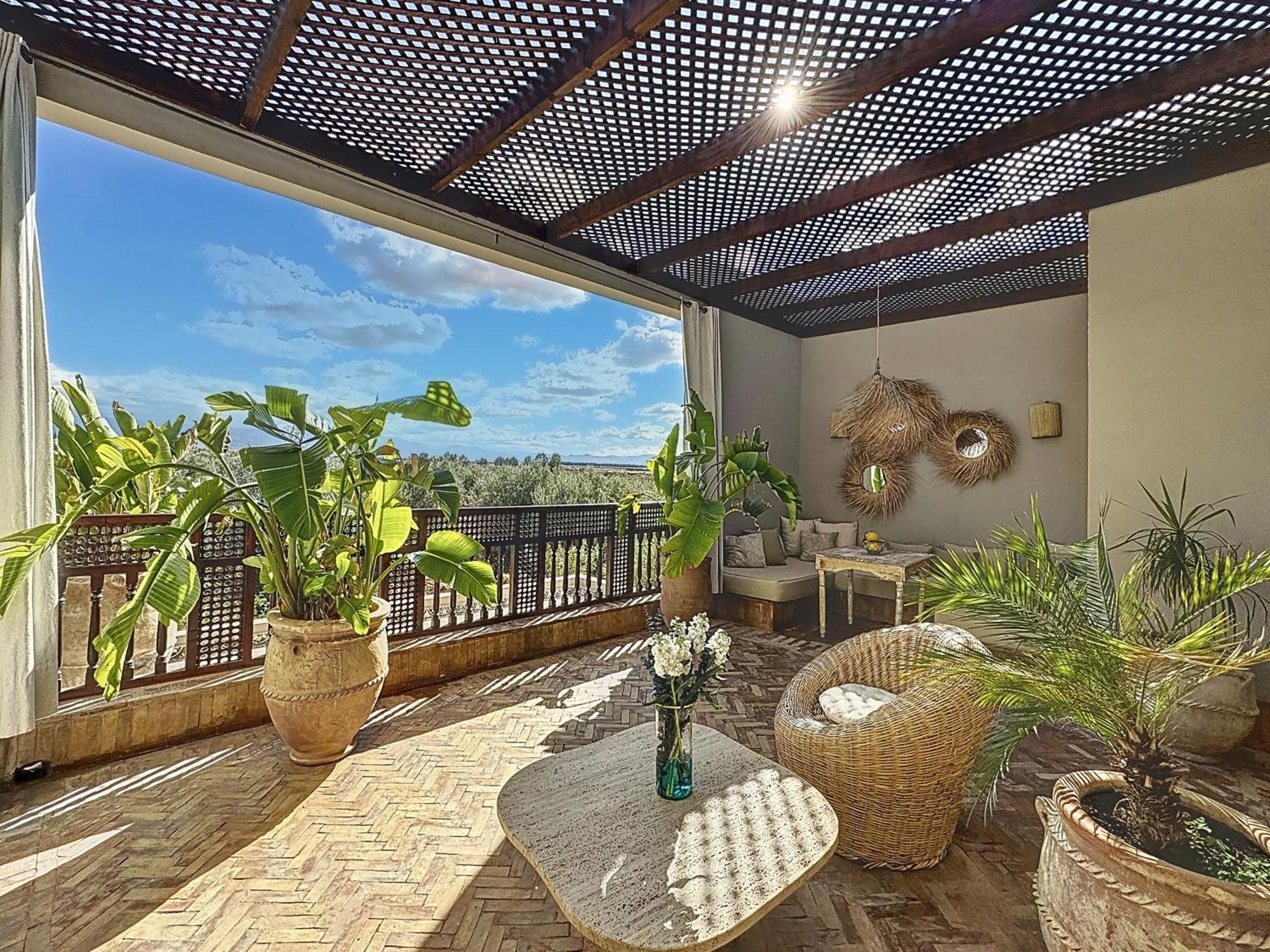 Villa Paschmina Piscine Chauffee Ourika Esterno foto